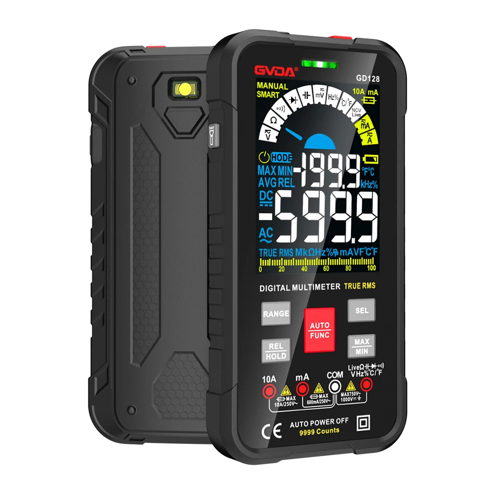 Цифровой мультиметр GVDA 9999 отсчетов вольтметр DMM True RMS измеритель напряжения