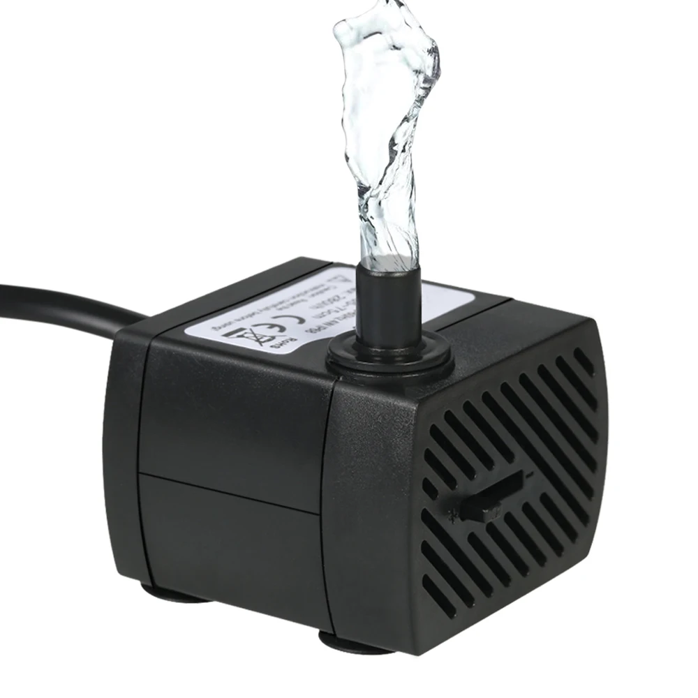 

2W/2.5W/4W Ultra-Quiet Submersible Water Fountain Pump Filter Fish Pond Aquarium Water Pump Tank Garden Fountain 110V 220V