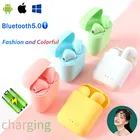 I7Mini Tws оригинальные беспроводные наушники 5,0, стереонаушники, Bluetooth-гарнитура с зарядным устройством для IPhone, Android, всех смартфонов