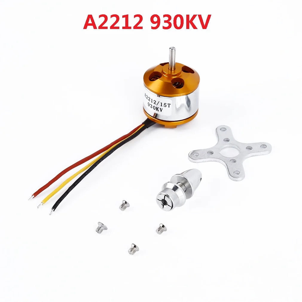 1 шт. A2212 бесщеточный двигатель 930KV 1000KV 1400KV 2200KV 2700KV для радиоуправляемого самолета