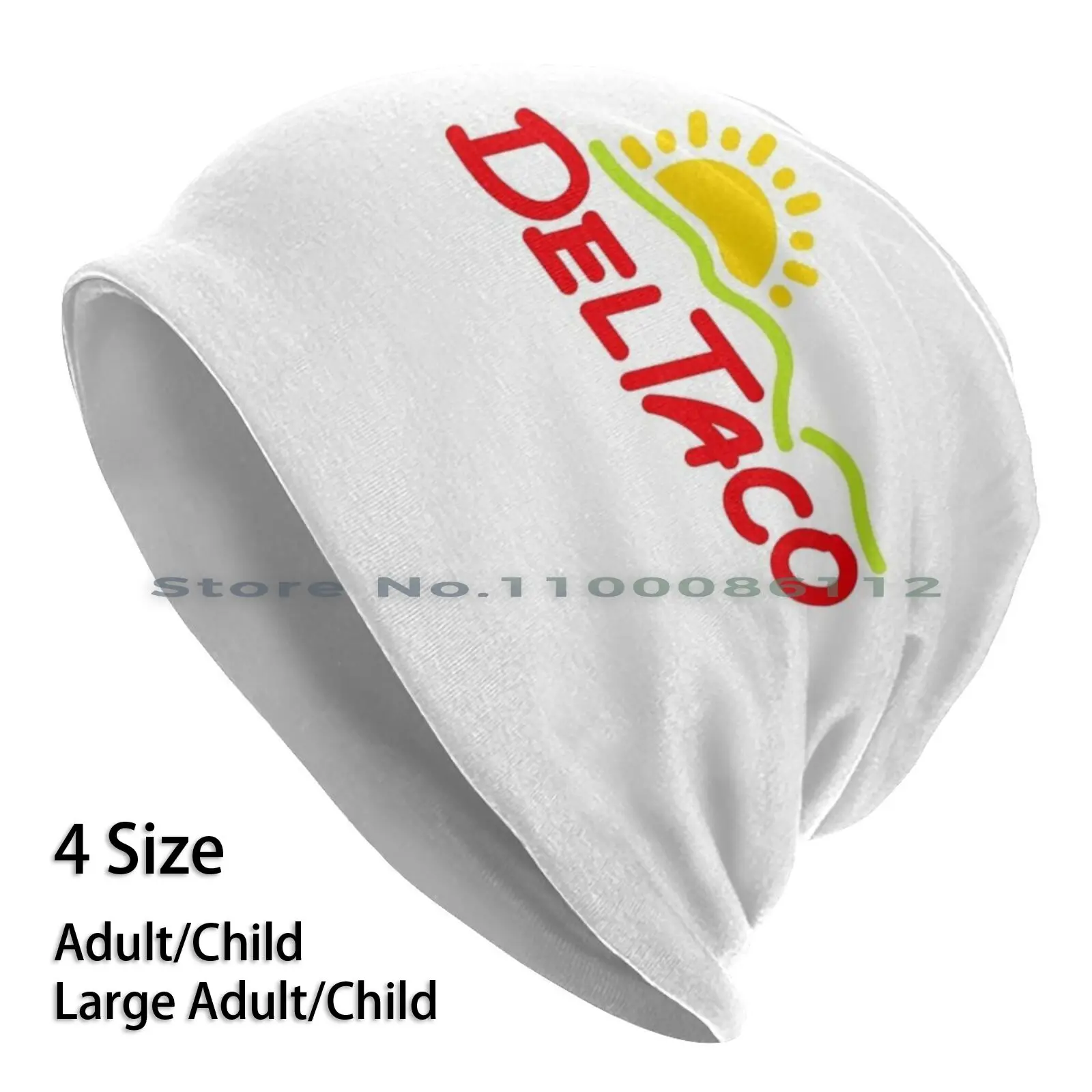 

Resto Del Taco Beanies Knit Hat Del Taco Drive In Subway Black Papa Johns Pizza Sandwich Food Logo Whataburger Jimmy Johns Cool