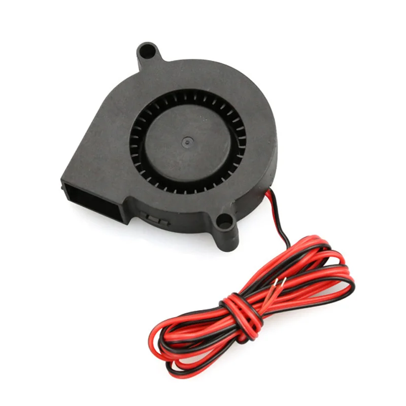 

3/6 Pcs DC 12V 0.18A 5015 Cooling Blower Exhaust Turbo Fan Brushless Cooler for 3D Printer Computer JR Deals