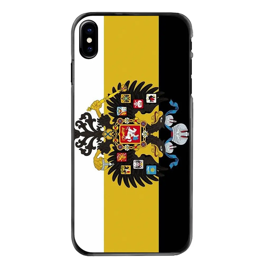 Hard Phone Cover For Samsung Galaxy A3 A5 A7 A8 J1 J2 J3 J5 J7 Prime 2015 2016 2017 Russian coat of arms Banner Eagle Wings Flag |