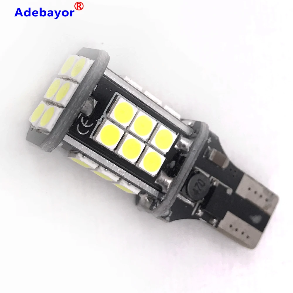 6 шт. супер яркий светодиодный CANBUS T15 W16W 921 912 3030 24 SMD без ошибок|Сигнальная лампа| |