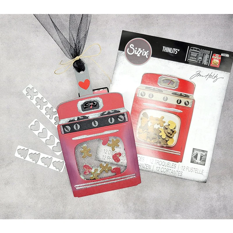 

2021 New Arrival Christmas Love Retro Oven Metal Cut Die Mold Decoration Scrapbook Paper Craft Knife Mould Blade Punch