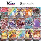 Карты Pokemon в испанском, французском, английском, GX VMAX Trainer Energy голографические игральные карты игра Castellano Espaol праздничные подарки