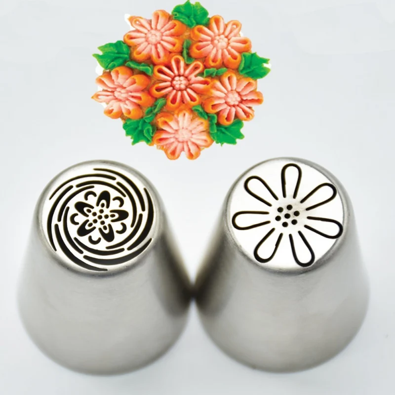 12 шт./компл. русский тюльпан глазурь трубопровод сопла из нержавеющей стали