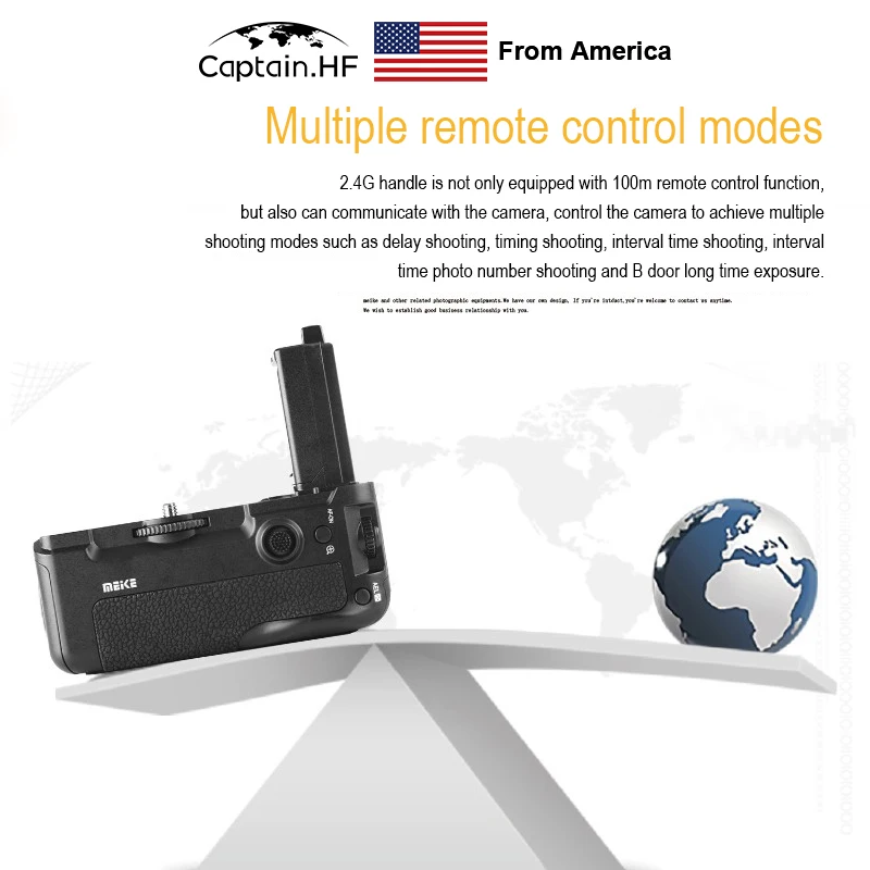 US Captain MK A7R IV Pro Батарейная Ручка для Зеркальной Камеры Sony A7R4 A9 Ⅱ Функция