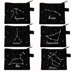 Сумка-кошелек для мужчин и женщин, с изображением знака созвездия зодиака