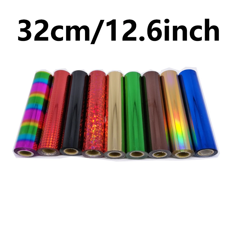 80 м/рулон золотистая и серебристая Фольга для горячего тиснения рулоны бумаги