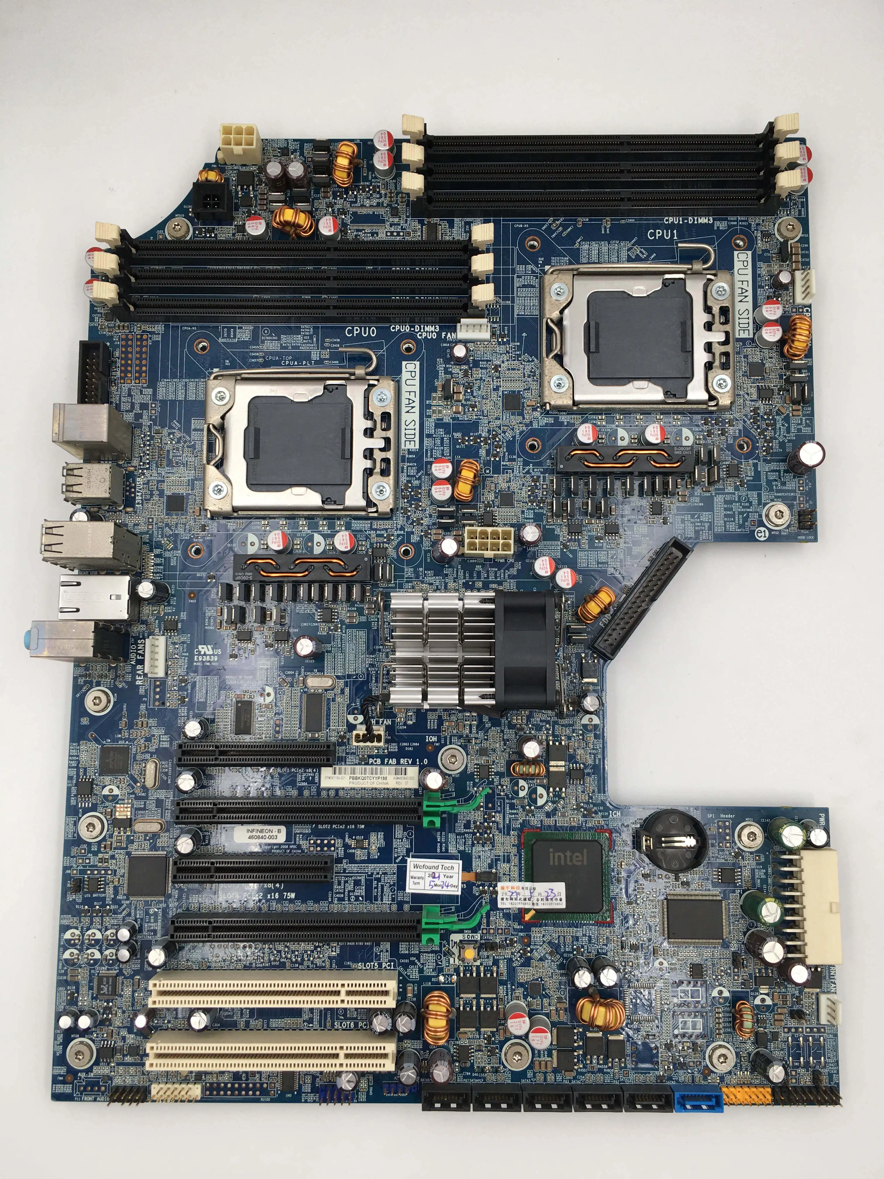 

Материнская плата для рабочей станции HP Z600 591184-001 460840-003 55XX 56XX