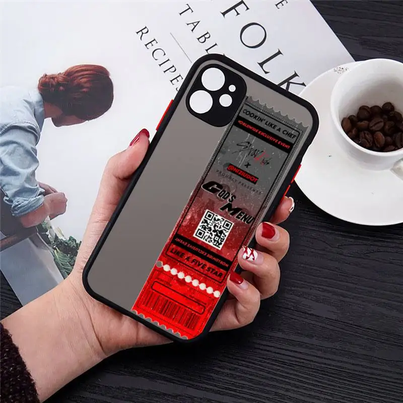 

Stray Kids Air tickets Design Phone Cases matte transparent For iphone 7 8 11 12 plus mini x xs xr pro max cover