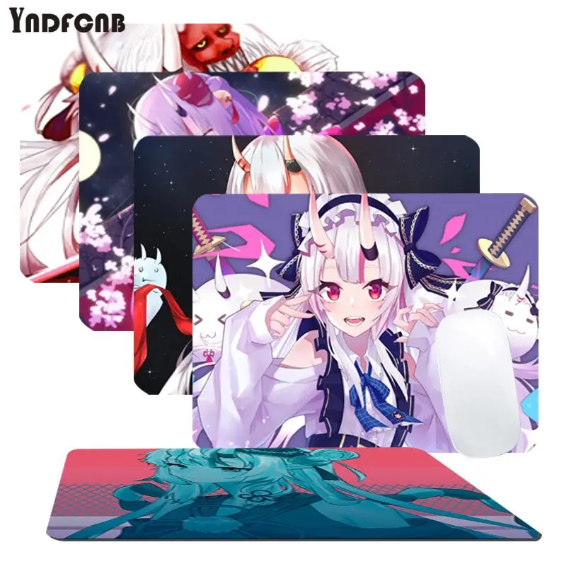 

YNDFCNB Funny Nakiri Ayame Beautiful Anime Mouse Mat for Overwatchs Smooth Writing Pad Desktops Mate gaming mouse pad
