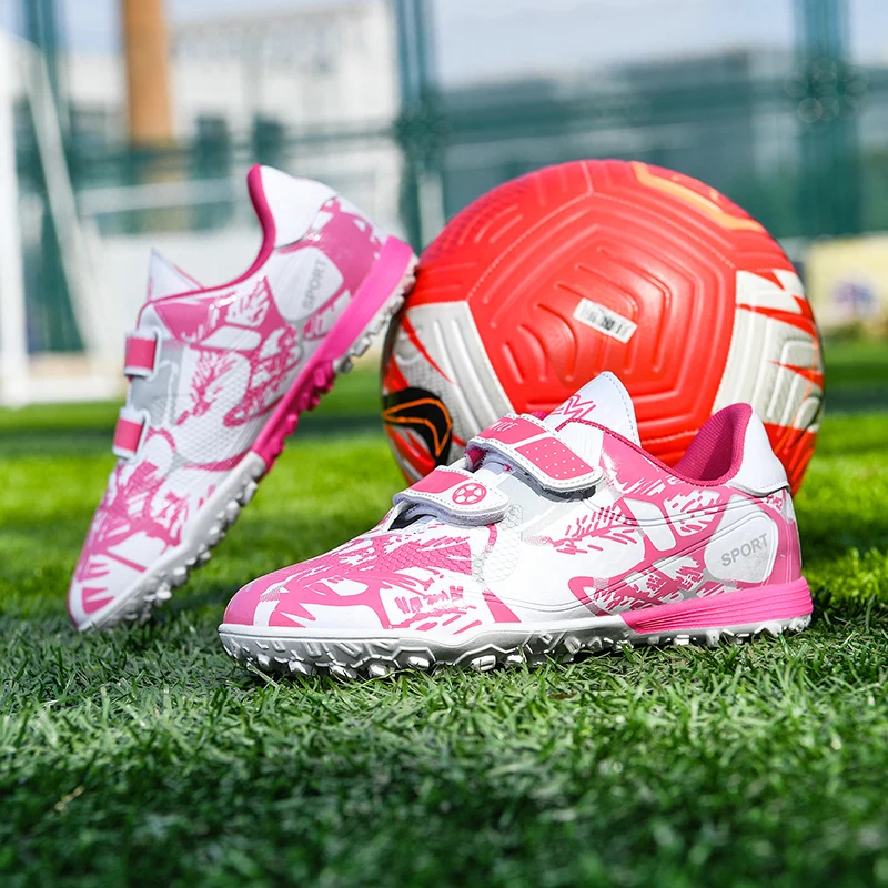 Fashion Turf Soccer Shoes for Kids Outdoor Child Football Shoe Girl Soccer Sneakers Boys Sports Shoes for Teens football enfant