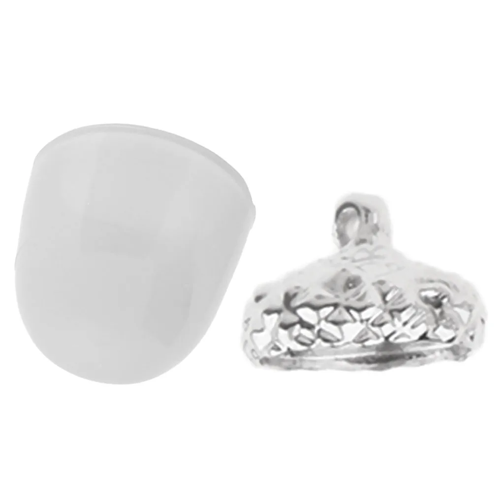 Silicone Jewelry Mold Pendant Mould &amp Silver Bead End Caps DIY Acorn Charm | Дом и сад