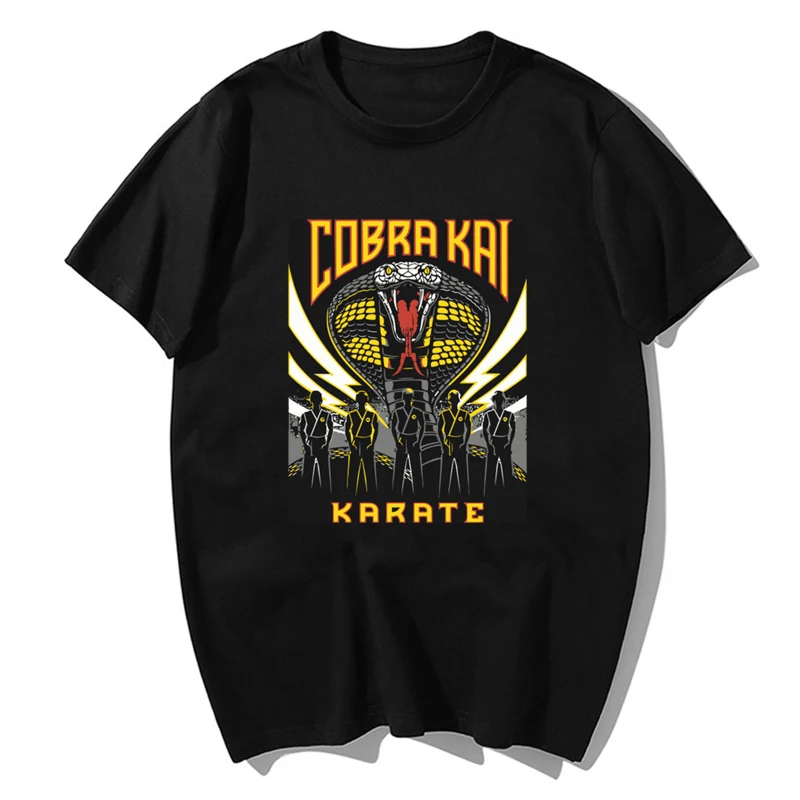 Футболка Cobra Kai Мужская футболка из 100% хлопка с широкими штанинами Детская