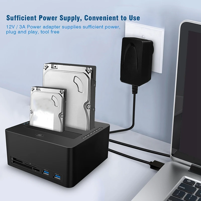Кардридер для жесткого диска внешний тройной SATA IDE HDD док станция 2 5/3 5 дюйма