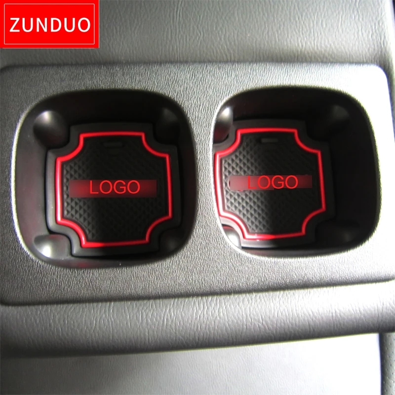 Коврик для чашки ZUNDUO с нескользящим слотом ворот Qashqai 2019 Rogue SL SV аксессуары