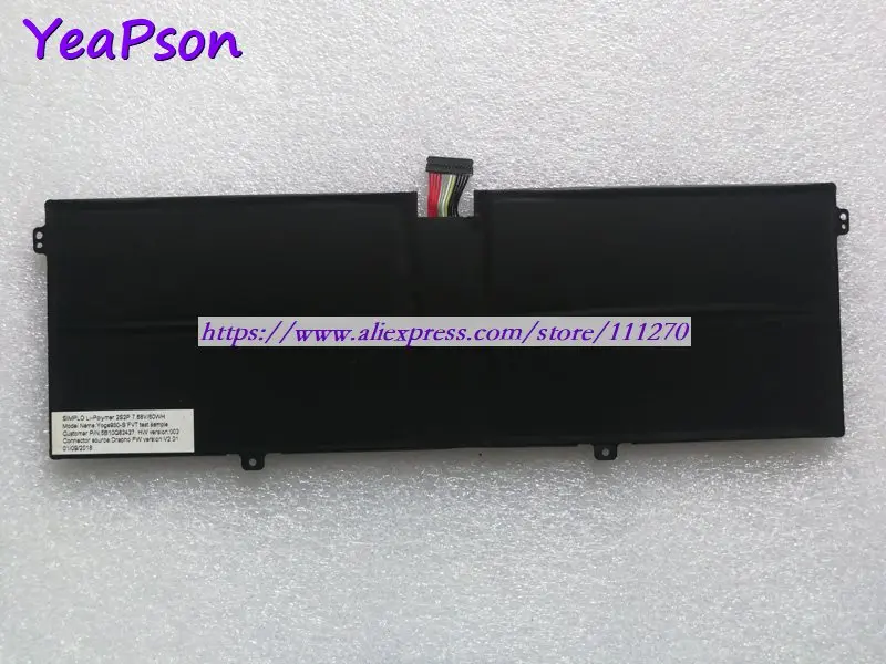 Yeapson 7 68 V 7820mAh 60Wh подлинный L17M4PH2 L17L4PH2 Аккумулятор для ноутбука lenovo Yoga Pro 13IKB C930