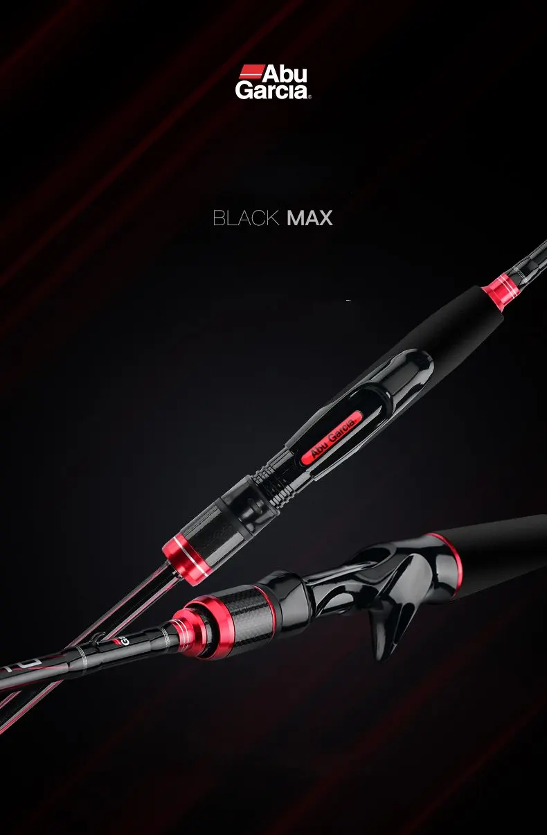 Abu Garcia, новинка, черный, Max, BMAX, приманка для приманки, удочка, 1,98 м мл м, мощная углеродная спиннинговая удочка