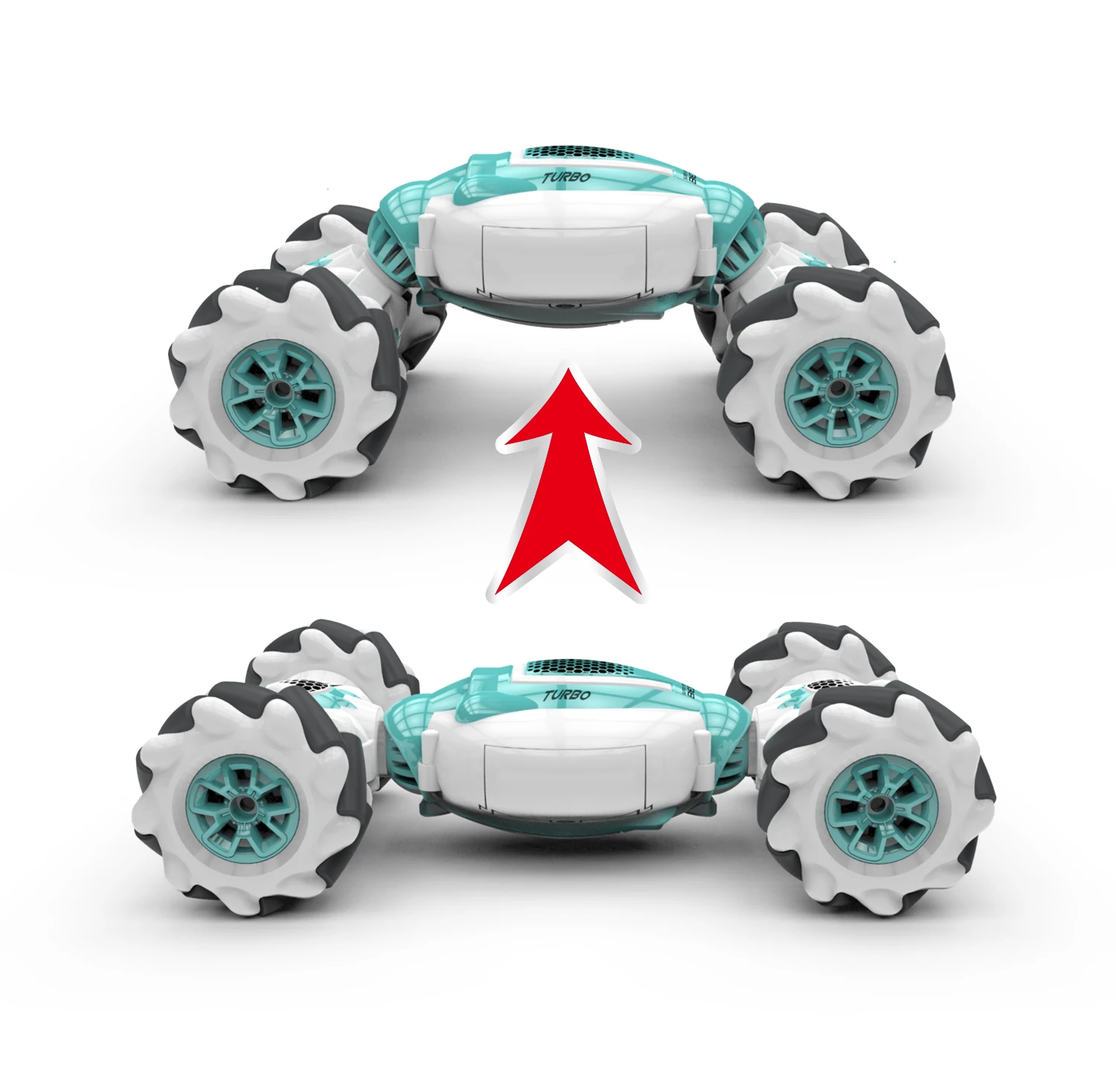 Coche acrob&aacute;tico teledirigido RC 4WD 1/16, coche todoterreno de inducci&oacute;n de gestos, volteo de 360 grados, veh&iacute;culo de conducci&oacute;n con Control remoto, juguete VS D876-2