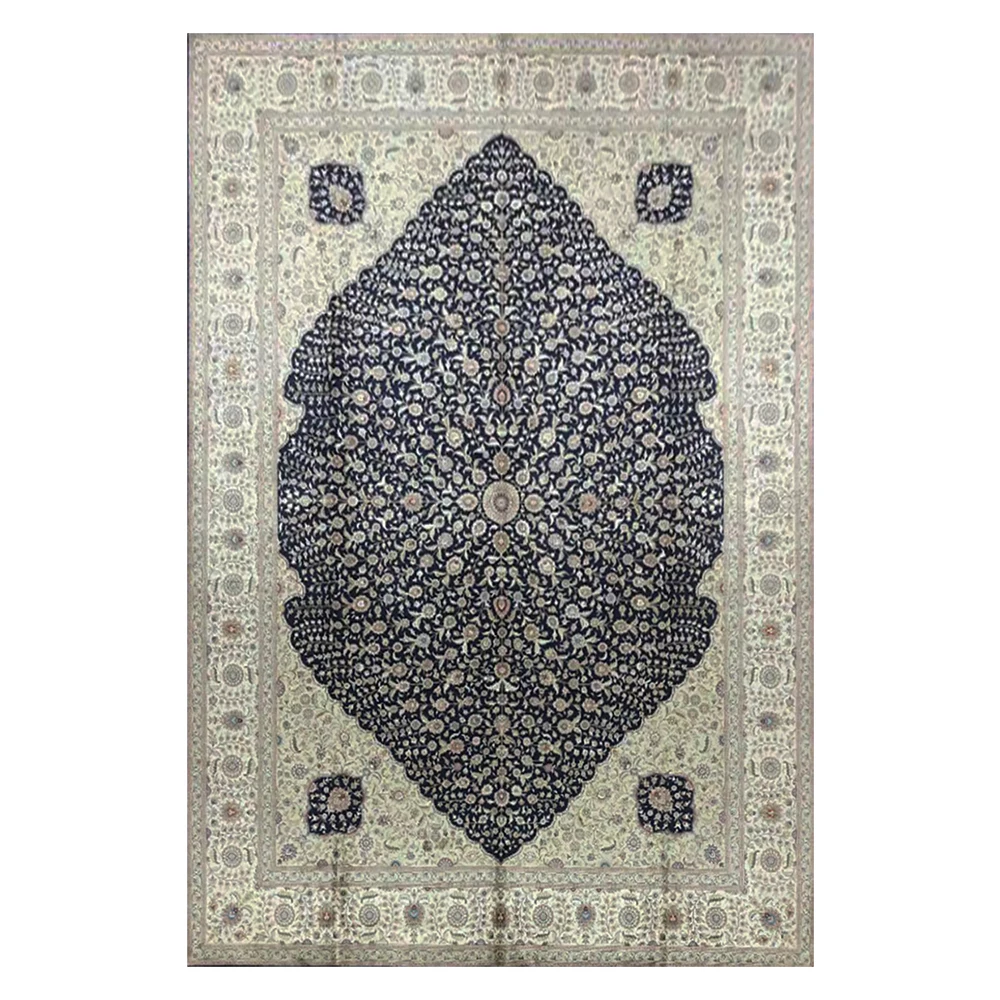 Goedkoop 8.2 'X 11.48' Grote Zijden Tapijt Handgeknoopt Turks Zijden Tapijten Medaillon Hand Weave Zijden Kleed Voor Parlor