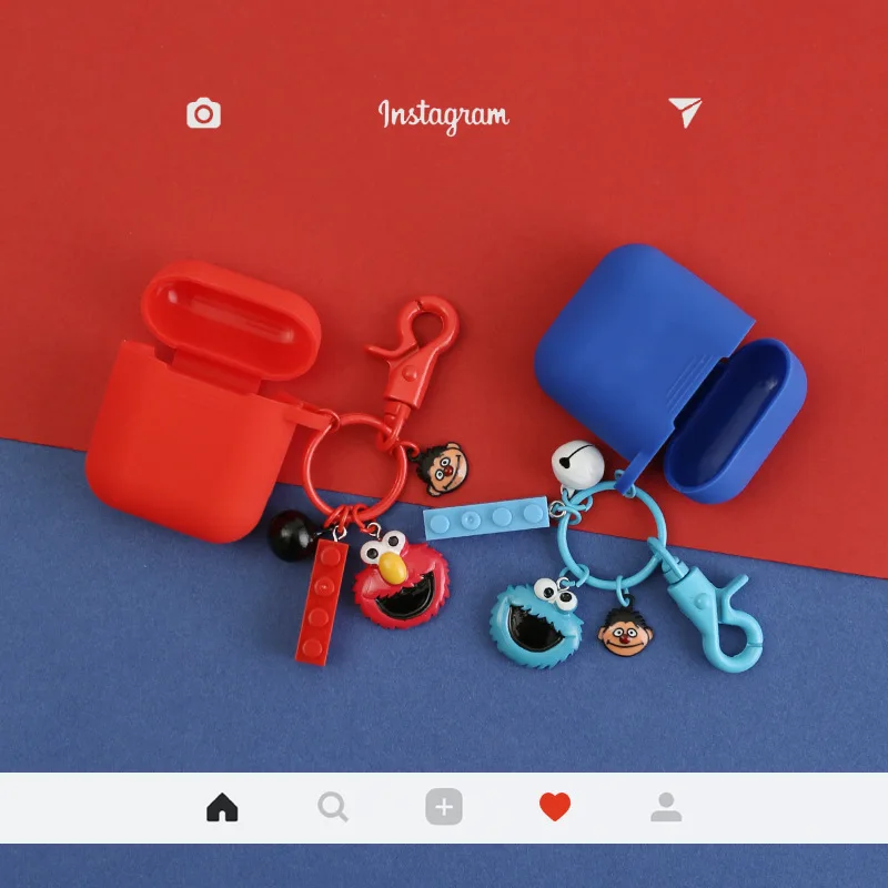 Силиконовый чехол для наушников Airpods 1 2 с зарядкой по Bluetooth|Аксессуары наушников| |
