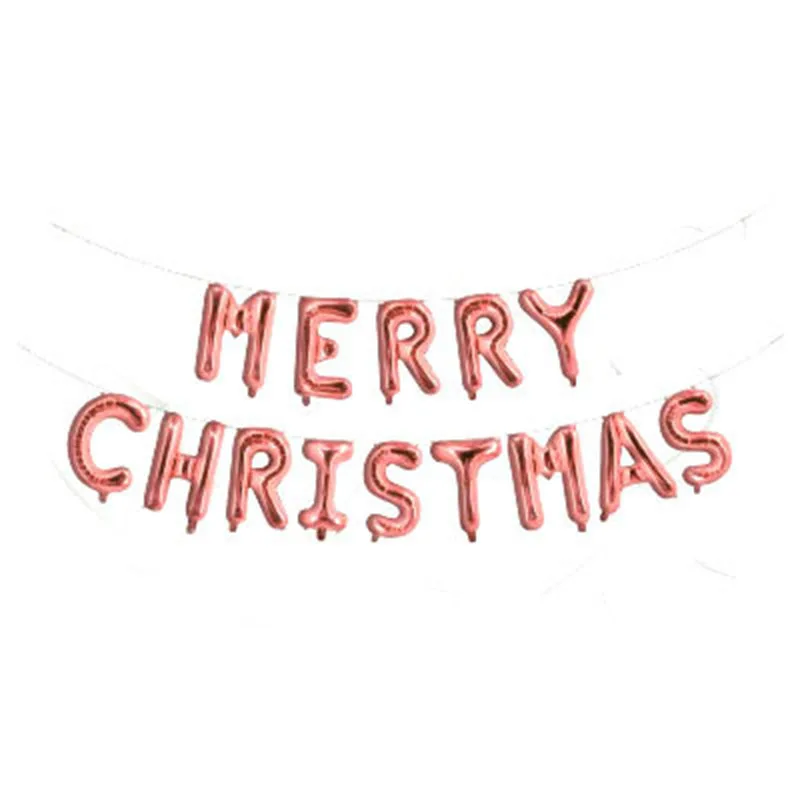 29 Merry Christmas party hotel mall Christmas birthday party celebration decoration Christmas balloon set balloon - Цвет: 29
