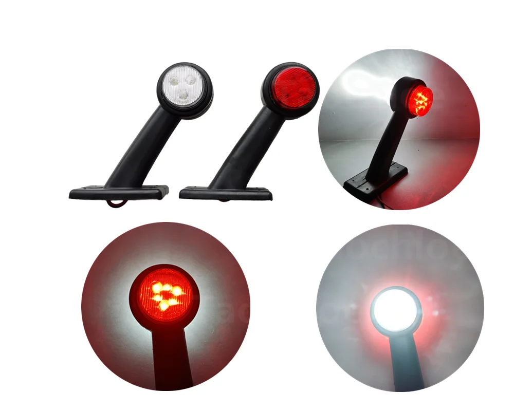 2 шт. 12LED боковые габаритные Световые индикаторы лампа авто Боковой габаритный