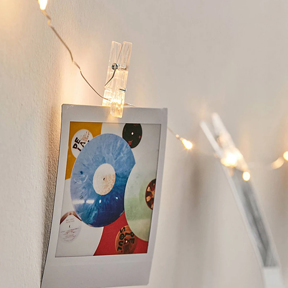 

3m Photo Clip String Lights Led Outdoor Battery Operated Garland Lamp For Home Decoration String Lights With Clothespins