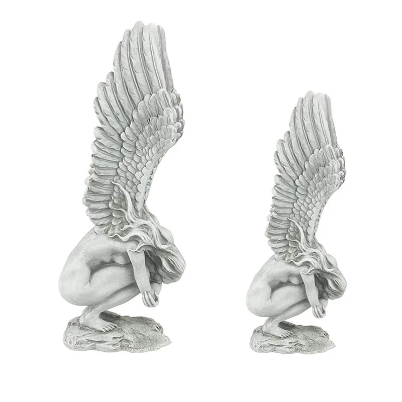 

Redemption Angel Creative Sculpture, Simple and Stylish Garden Decoration, Angel Figurines for Outdoor Home
