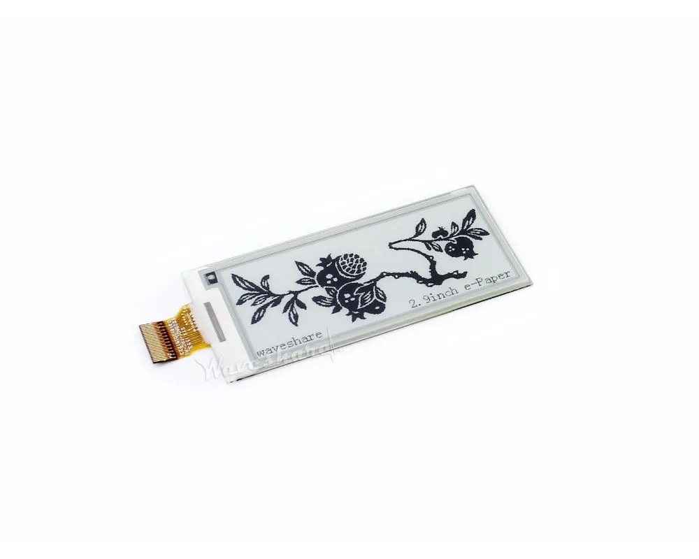 296x128 2 9 дюймовый E Ink raw дисплей черный/белый двухцветный e paper SPI интерфейс