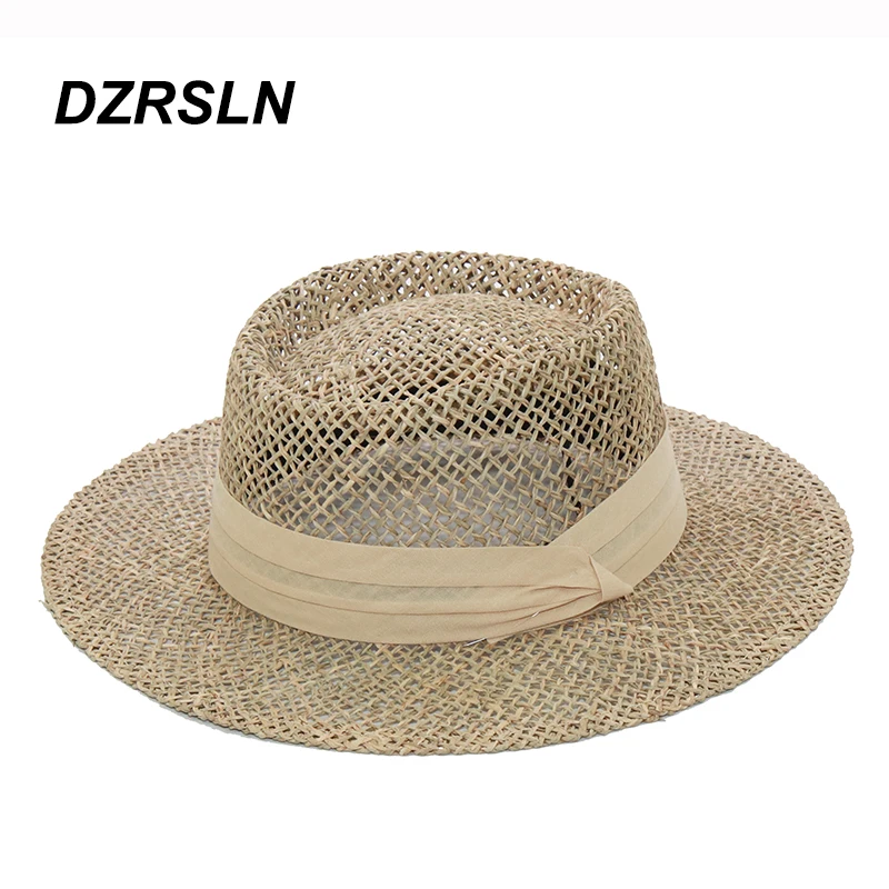 Женские Дышащие шляпки от солнца с водорослями модные летние пляжные головные