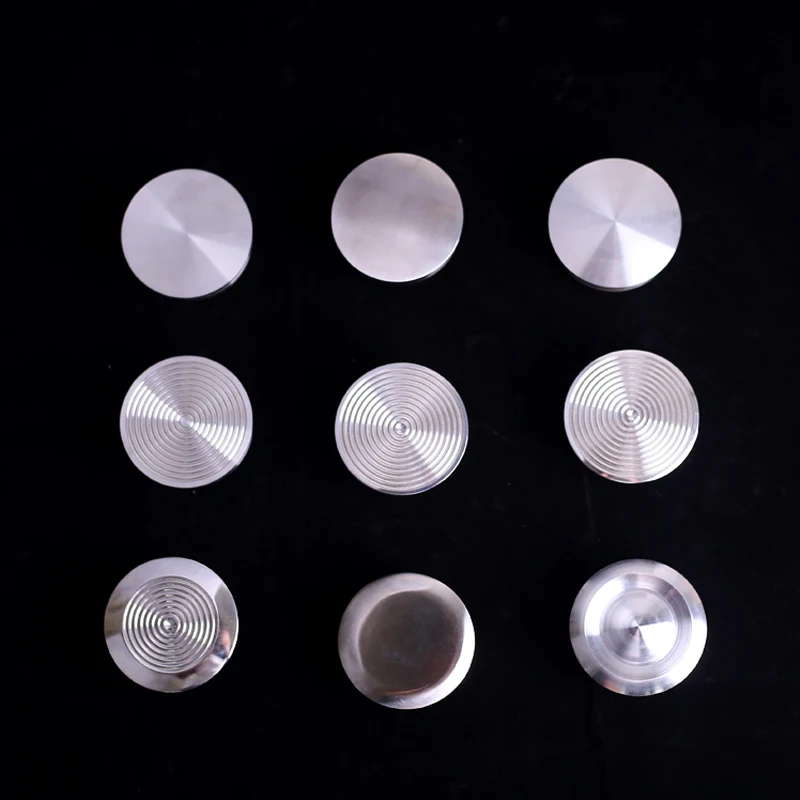 Pinza de caf&eacute; reemplazable, Base plana de acero inoxidable 304, 58,5mm/58,35mm/58mm/54,8mm/53,3mm/51mm/45,3mm, accesorios de martillo en polvo-2