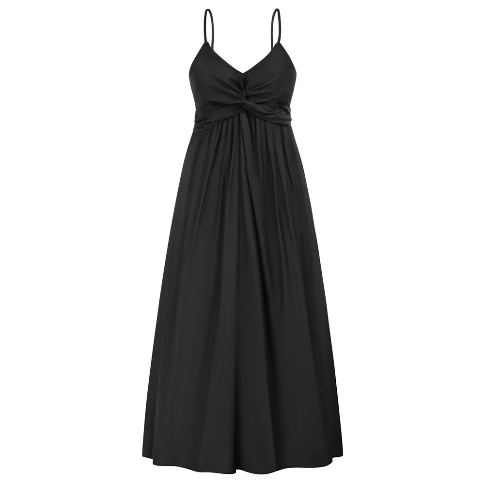 

Slim Long Nightgown Spaghetti Strap Sleeveless Satin Home Dress Solid Rayon Sleepwear Fashion Loose Nightshirt Negligee Lounge