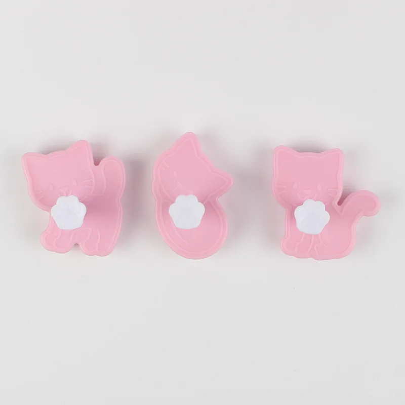 3 шт./компл. милый котенок кошка формы для печенья Fondant (сахарная) резец резак с