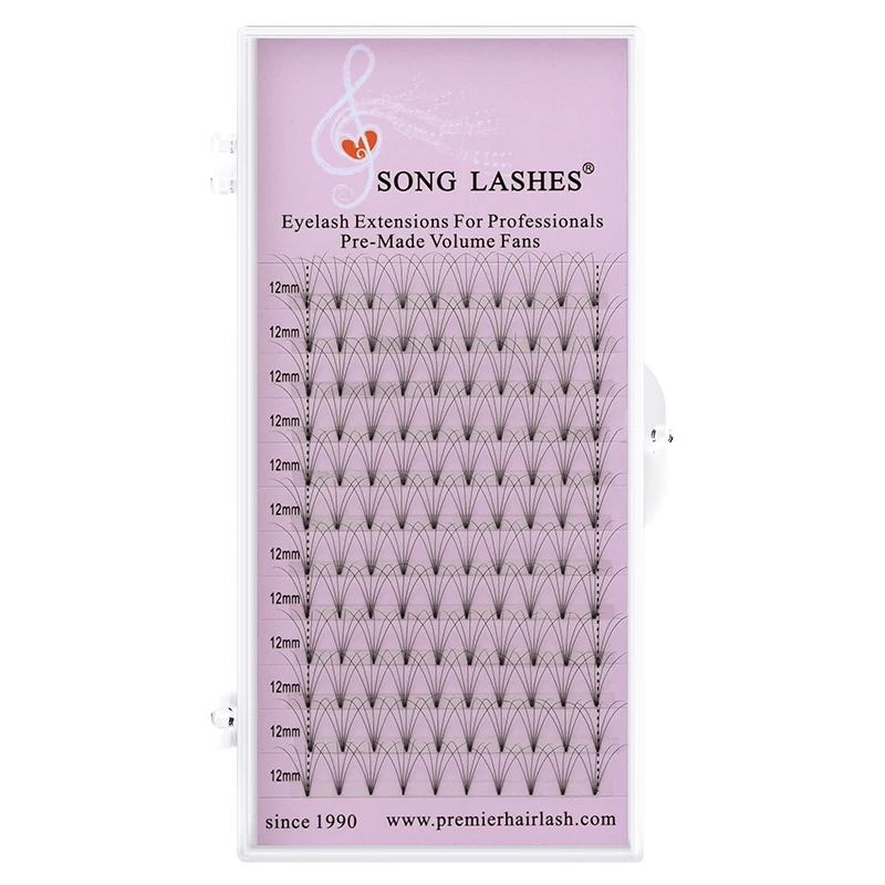 Готовые вееры SONG LASHES для наращивания ресниц короткий стебель готовые объема. |