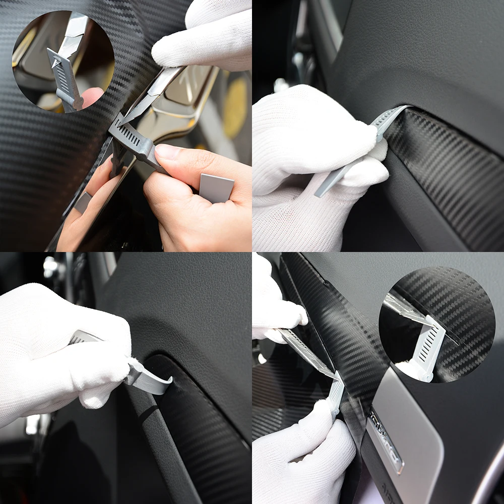 EHDIS 3 шт. углеродного волокна Обёрточная бумага скребок инструментальный