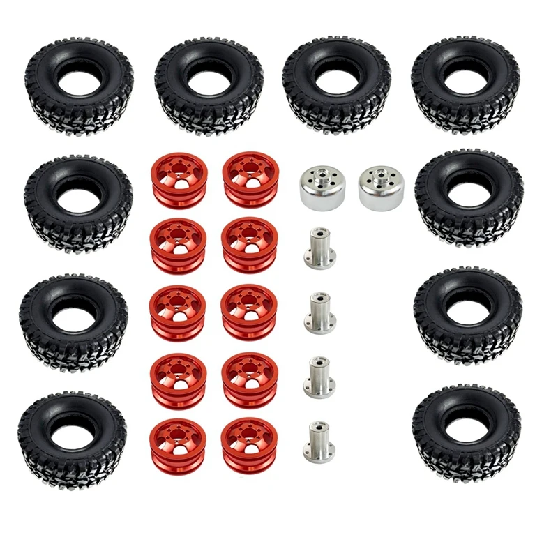 

Metal Upgrade Modified Double Wheel Tires Tyre for WPL B16 B36 Q60 Q63 Q64 6WD Ural RC Car Parts Accessories