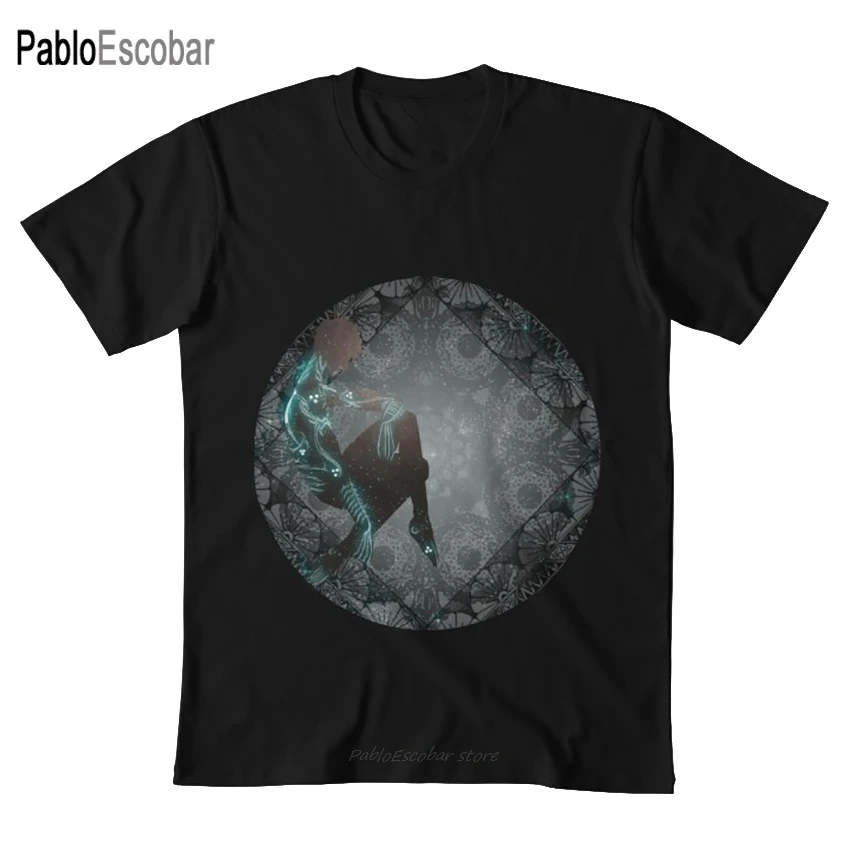 Игровая футболка с венами лириума серая филигранная fenris dragon age 2 ii da2 da 2|Мужские