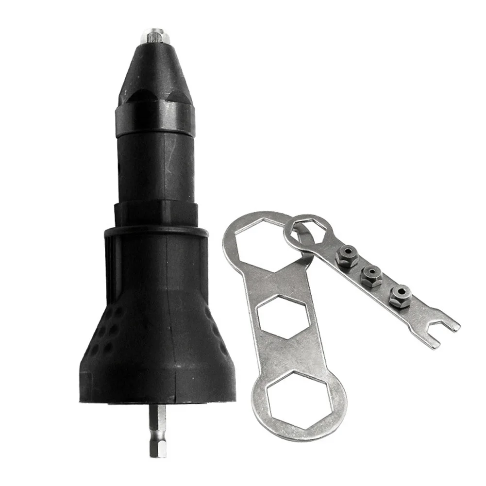 

Electric Drill Tool Blue Convertible Nozzle Household Tools Insert Nut Hand Power Riveter Adapter