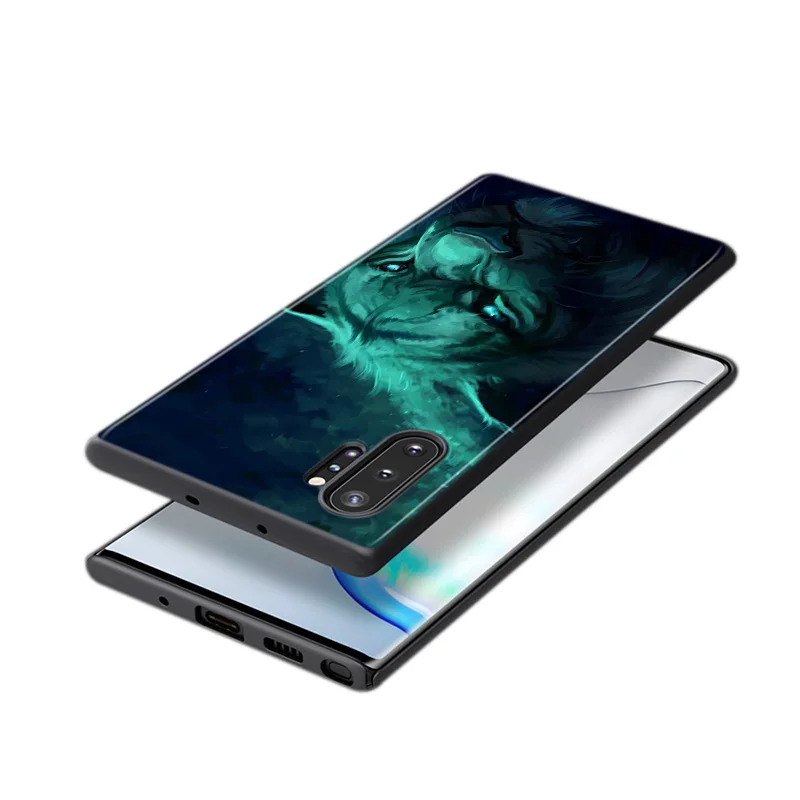 

Cool Animais Selvagens For Samsung Galaxy Note 20 Ultra 10 9 8 S10 S10E S9 S8 S7 Plus Pro 5G Black Phone Case