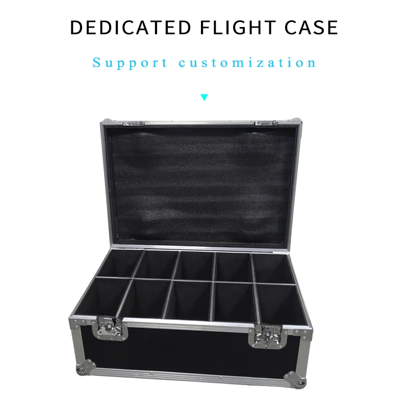 Flight Case 10 in 1 Use For 10pcs Flat LED Par Light 7x10w 12x12w 18X3W 36X3W 7X12W Only Empty Air | Освещение