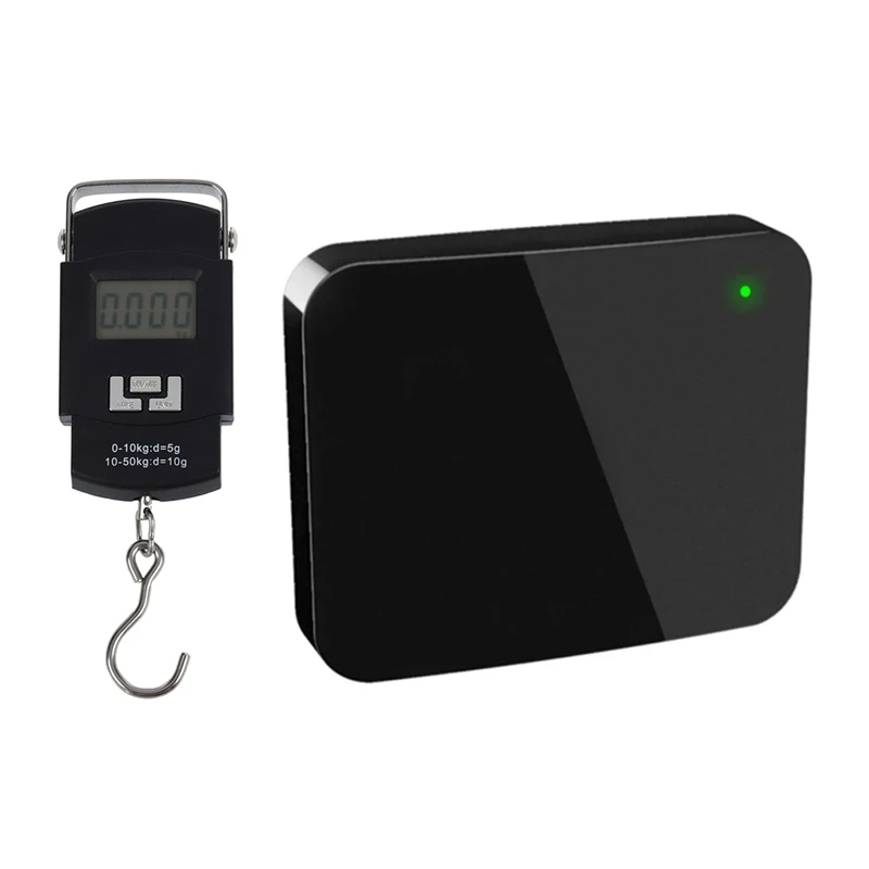 

Весы для взвешивания багажа с ЖК-дисплеем, 50 кг, 0,02 фунта, 1 шт., Bluetooth 5,0, музыкальный приемник, 30-контактный аудиоадаптер