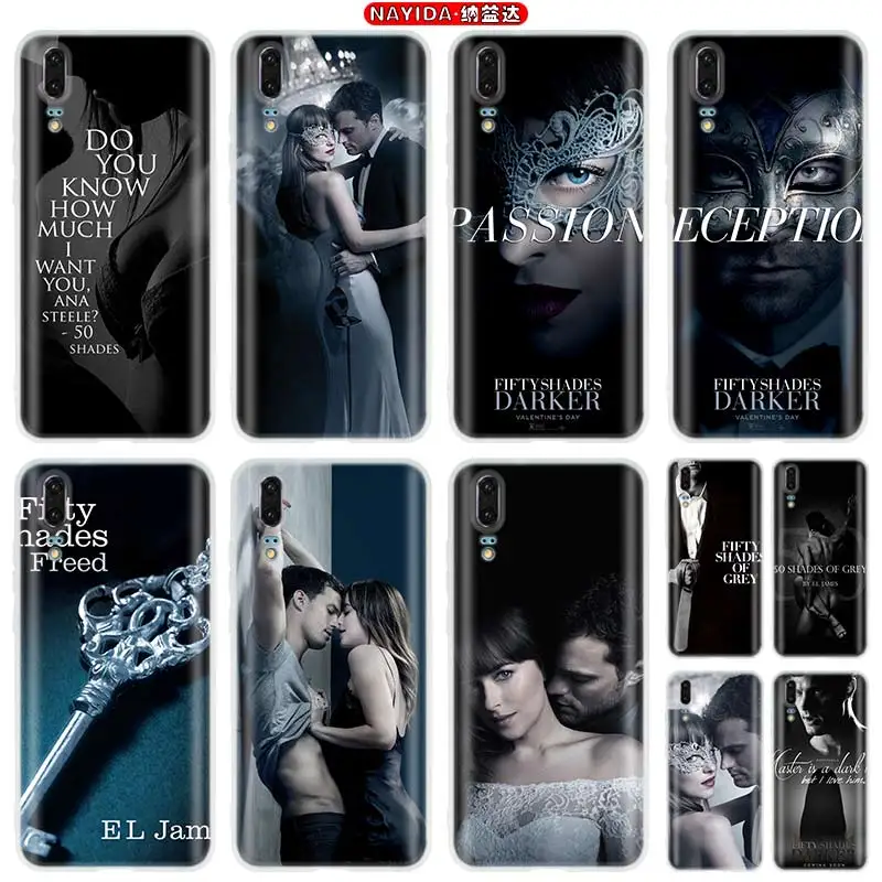 Мягкий силиконовый чехол для Huawei P50 P40 P30 P20 Lite Pro P Smart Z 2019 2020 пятьдесят оттенков