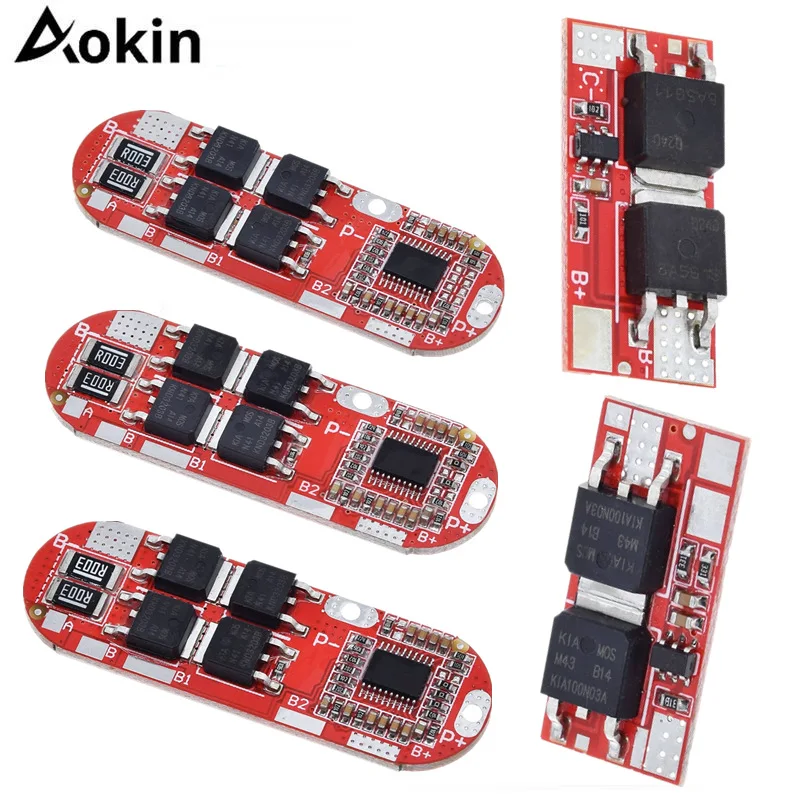 Aokin BMS 1S 2S 10A 3S 4S 5S 25A 18650 Защитная печатная плата литий ионного