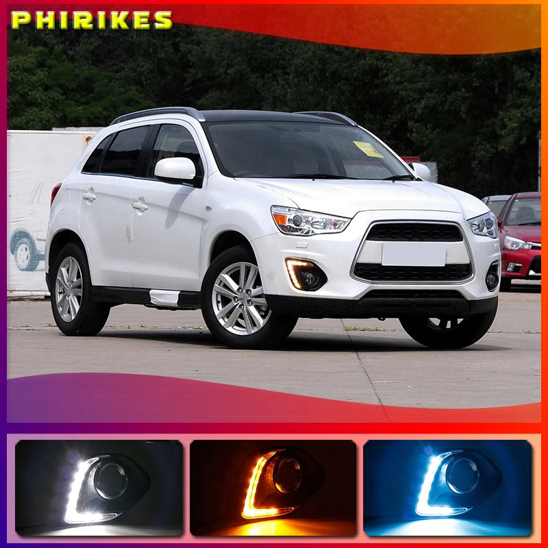 (В наличии в России) для Mitsubishi RVR ASX Outlander Sport 2013-2015 LED DRL бег светильник s дневные