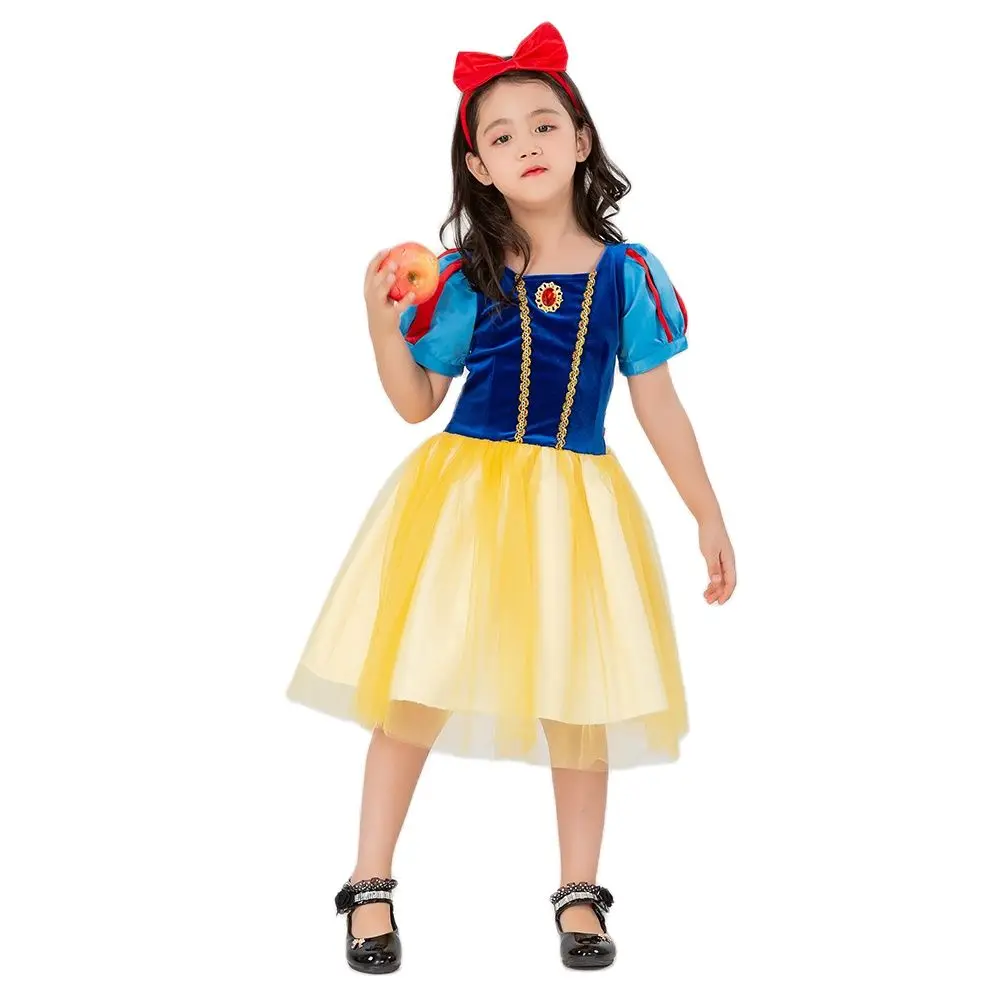 Платье принцессы с красивыми сказочными сказками для девочек одежда дня