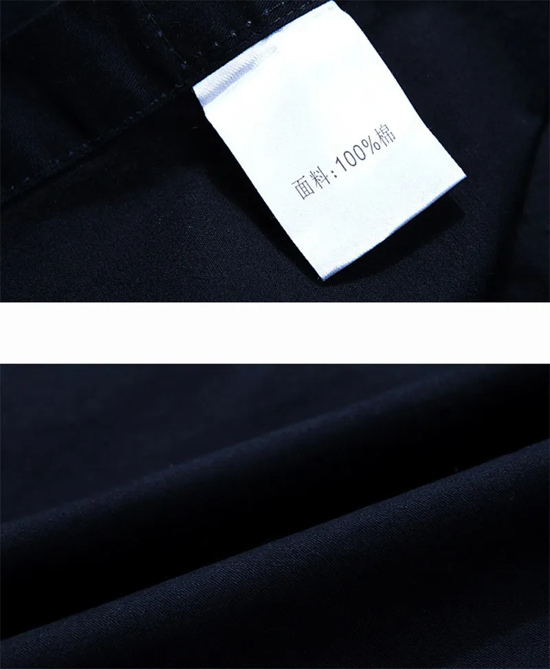 

2020 new spring autumn cotton shirt men's long sleeve plus size M-6XL men's solid color new casual men's tooling shirt B1388