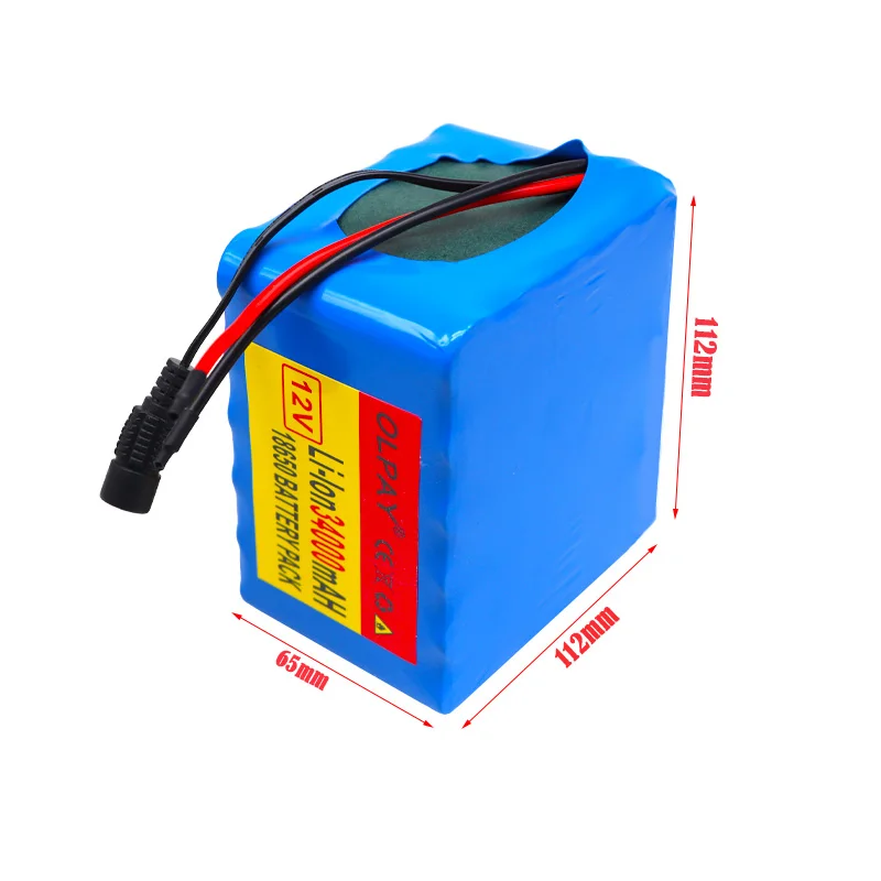 Дешево 12V 34Ah 3S12P 12,6 V литиевая Батарея пакет для инвертор ксеноновая лампа Солнечный уличный светильник экскурсионный электромобиль и т. д. + зарядно...